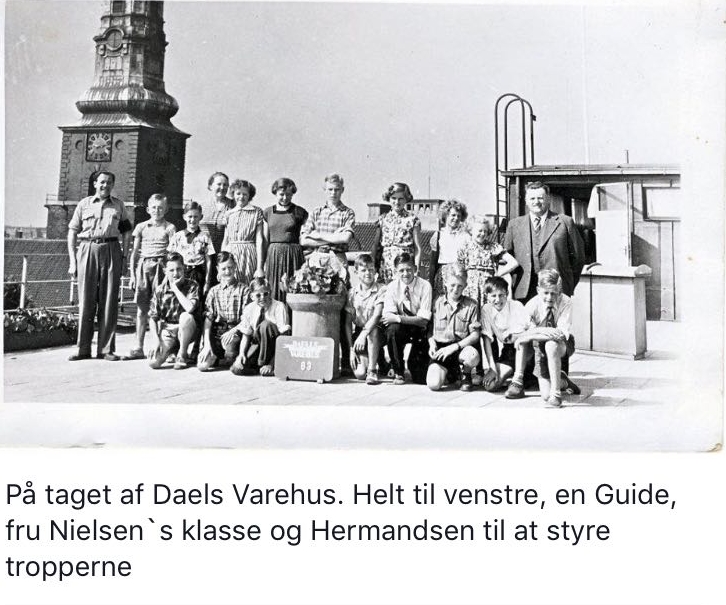 Helstrup skole udflugt til Købehavn. ca. 1953